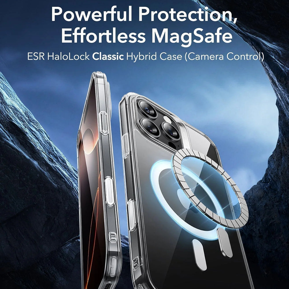 Husa MagSafe za Apple iPhone 16 Pro Max, ESR, Classic Hybrid Slide, Satinirano crna