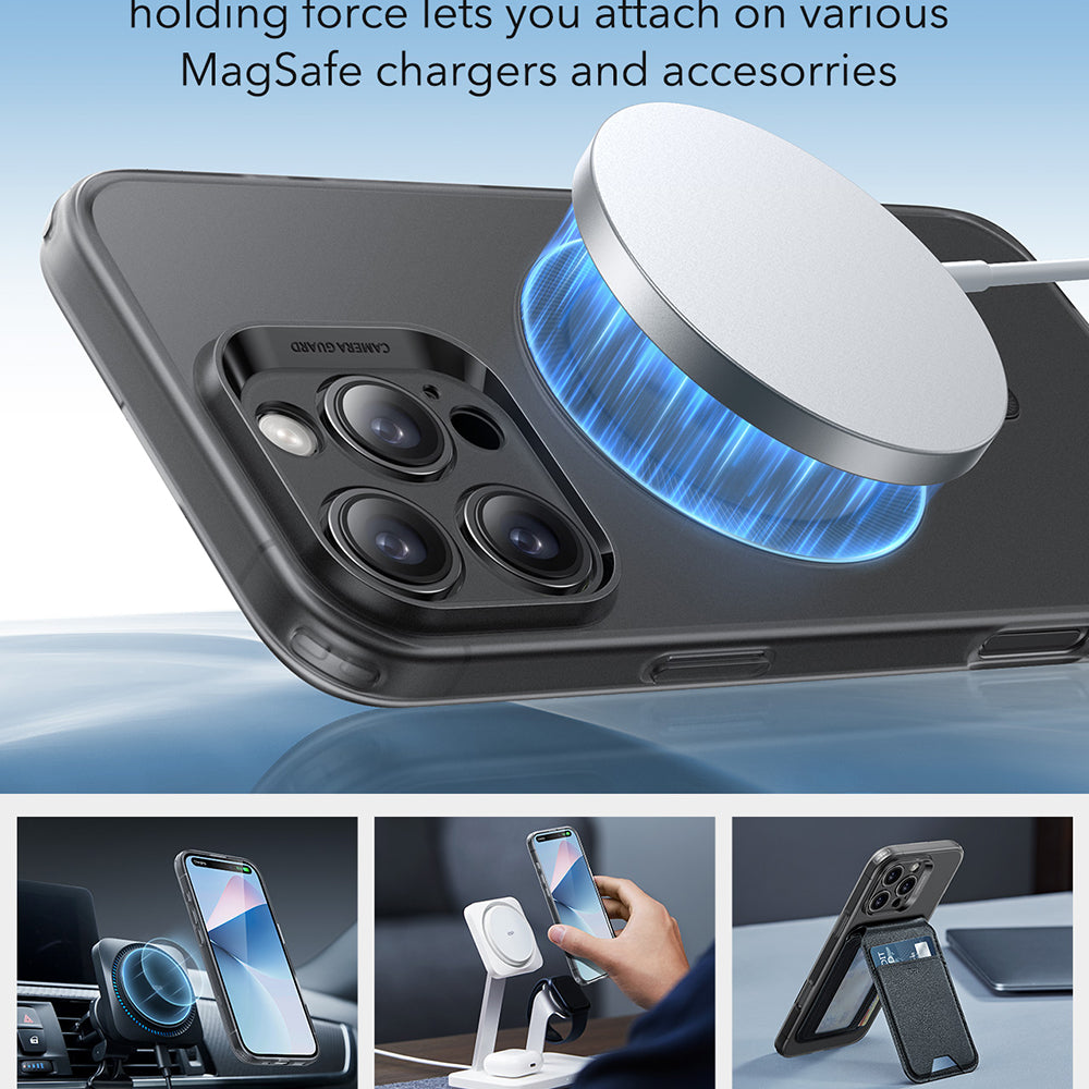 Futrola MagSafe za Apple iPhone 16 Pro Max, ESR, Zero, Satin Crna