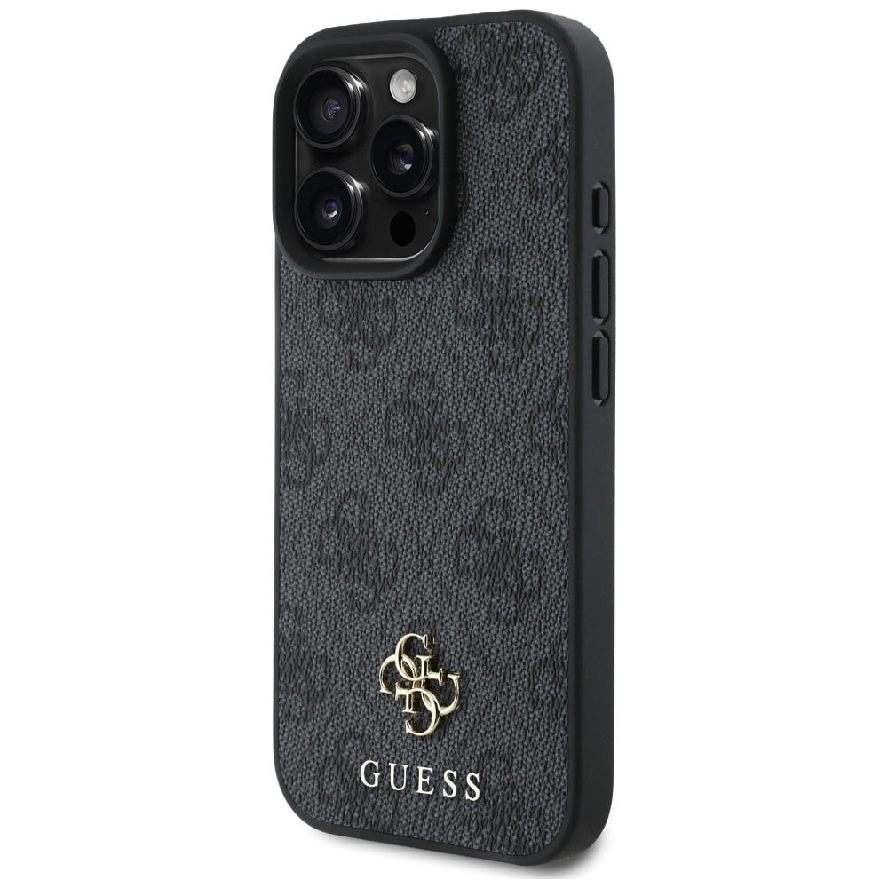 Futrola MagSafe za Apple iPhone 16 Pro Max, Guess, 4G Small and Classic Logo, Crna