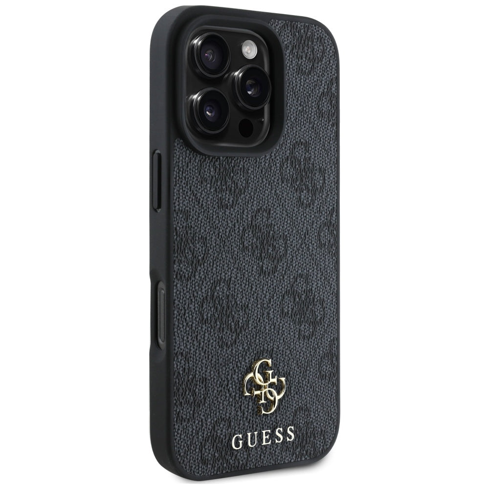Futrola MagSafe za Apple iPhone 16 Pro Max, Guess, 4G Small and Classic Logo, Crna