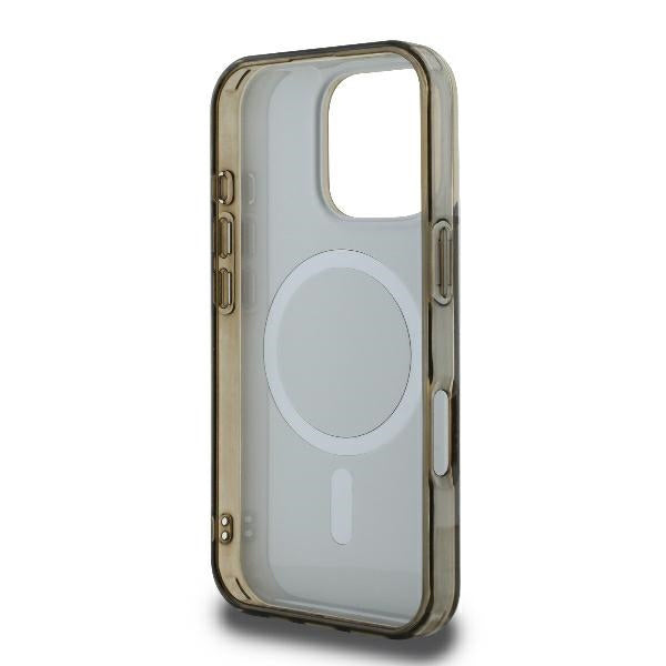 MagSafe futrola za Apple iPhone 16 Pro Max, Guess, IML 4G Background, smeđa