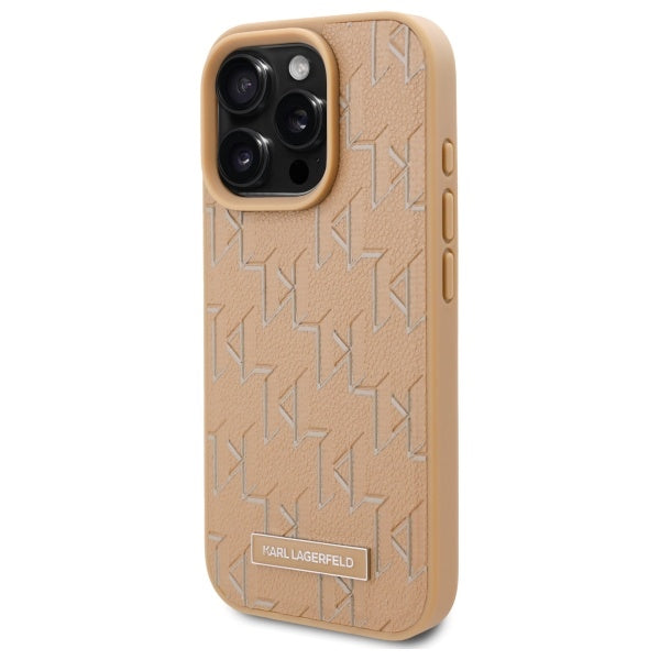 MagSafe futrola za Apple iPhone 16 Pro Max, Karl Lagerfeld, Hot Stamp, Bež