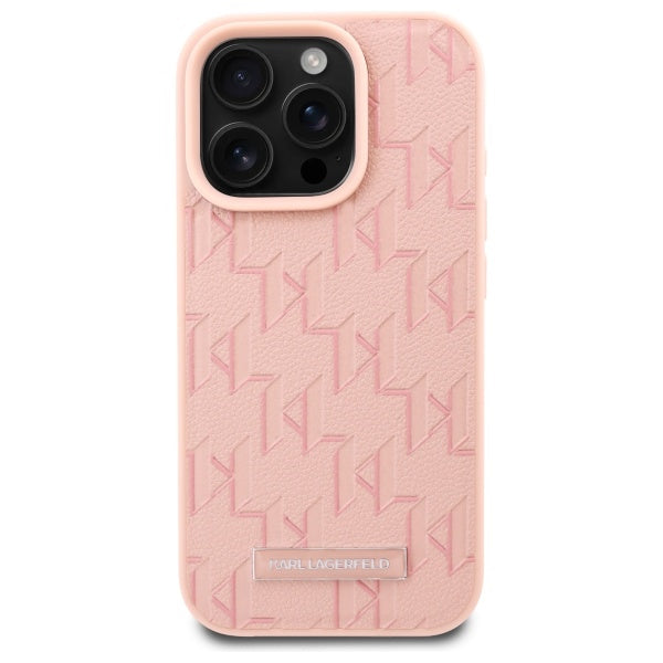 Futrola MagSafe za Apple iPhone 16 Pro Max, Karl Lagerfeld, Hot Stamp, Roza