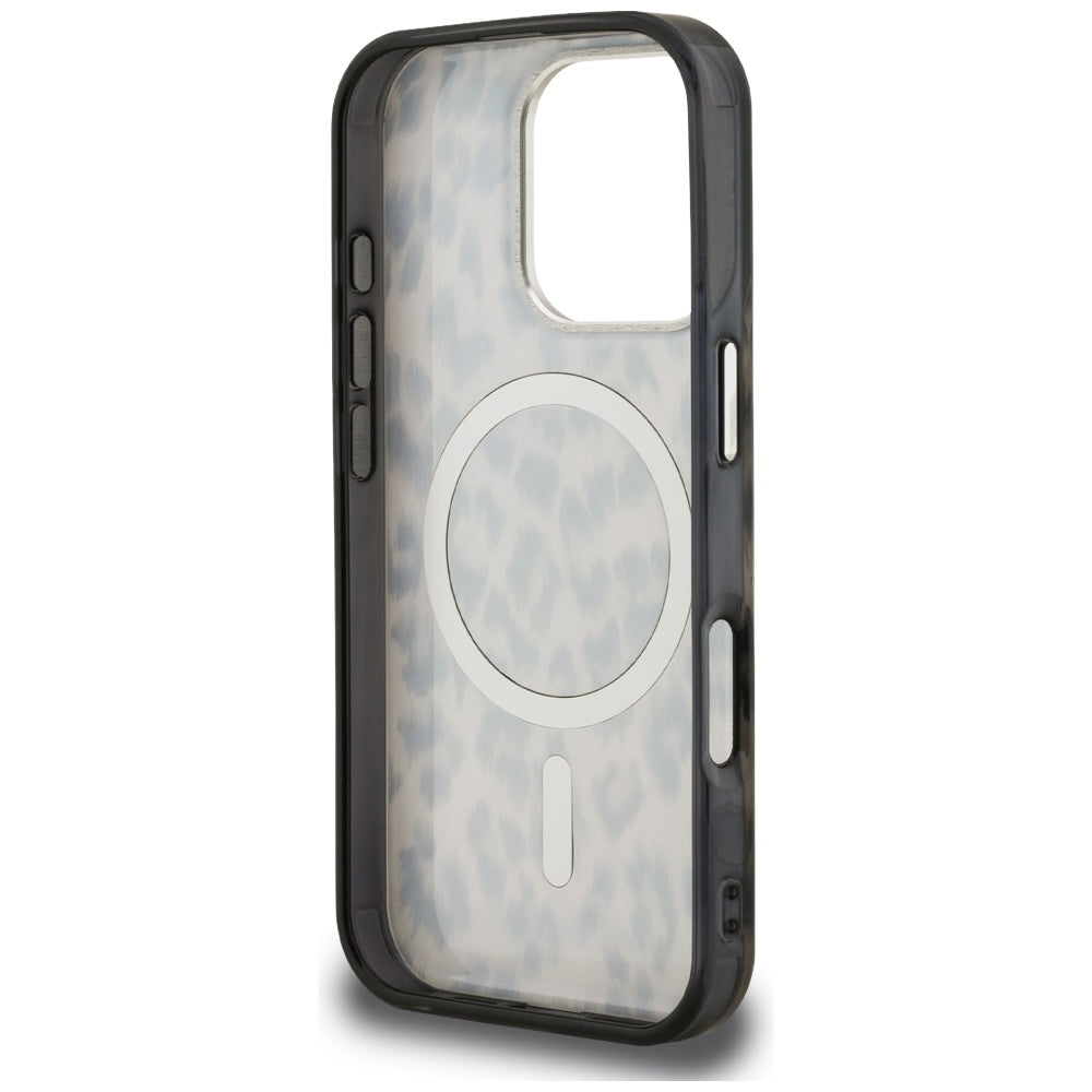 Futrola MagSafe za Apple iPhone 16 Pro Max, Karl Lagerfeld, IML Leopard uzorak, Smeđa