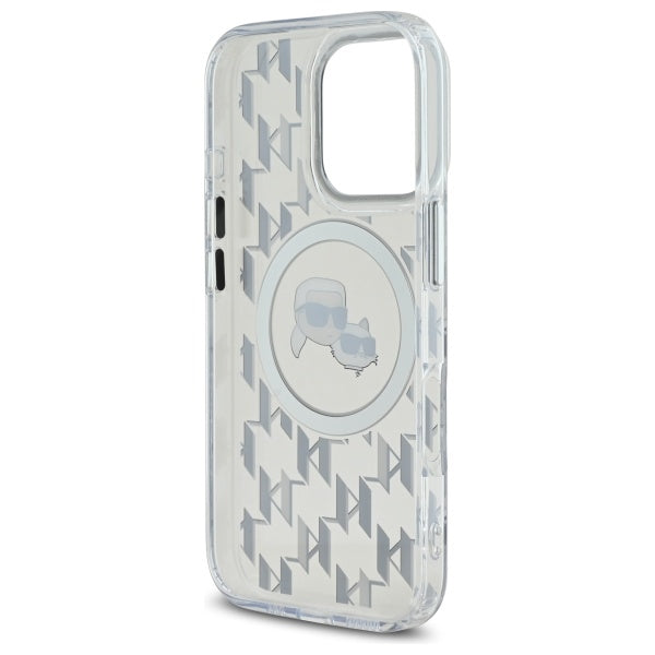 MagSafe futrola za Apple iPhone 16 Pro Max, Karl Lagerfeld, IML Monogram Karl & Choupette's Heads, Prozirna