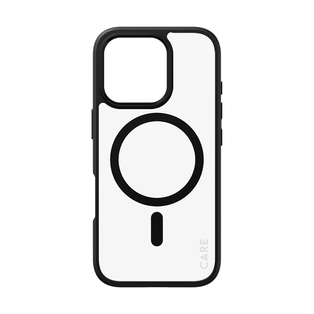 Futrola MagSafe za Apple iPhone 16 Pro Max, PanzerGlass, Care Urban Combat, Crno Prozirna