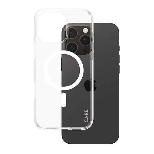 Futrola MagSafe za Apple iPhone 16 Pro Max, PanzerGlass, Care Urban Combat, Bijela Prozirnost