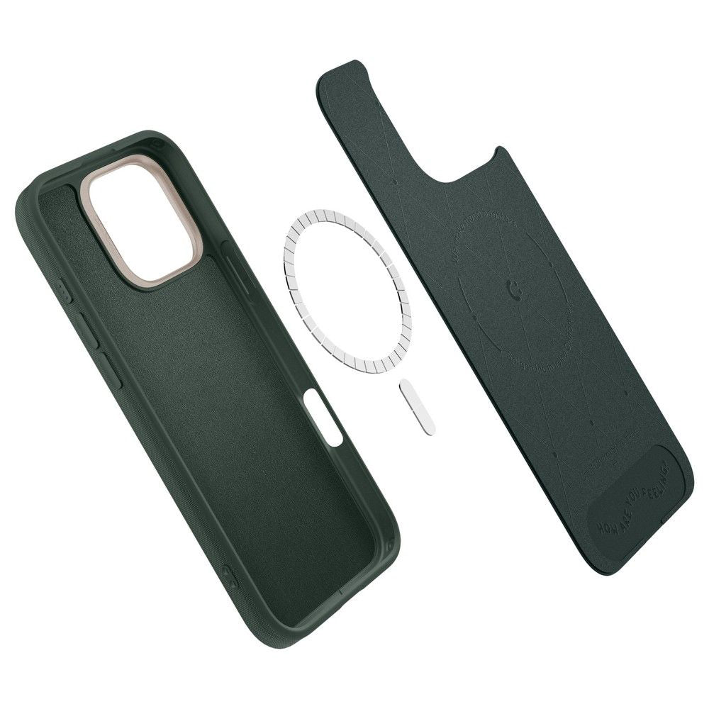 Futrola MagSafe za Apple iPhone 16 Pro Max, Spigen, Cyrill Kajuk, Zelena Satinirana ACS08398