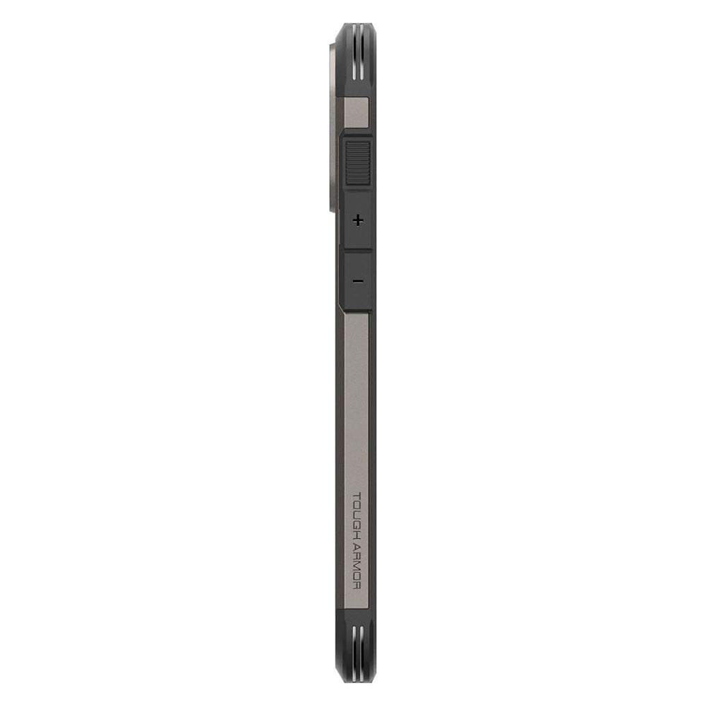 Futrola MagSafe za Apple iPhone 16 Pro Max, Spigen, Tough Armor, Siva ACS08012