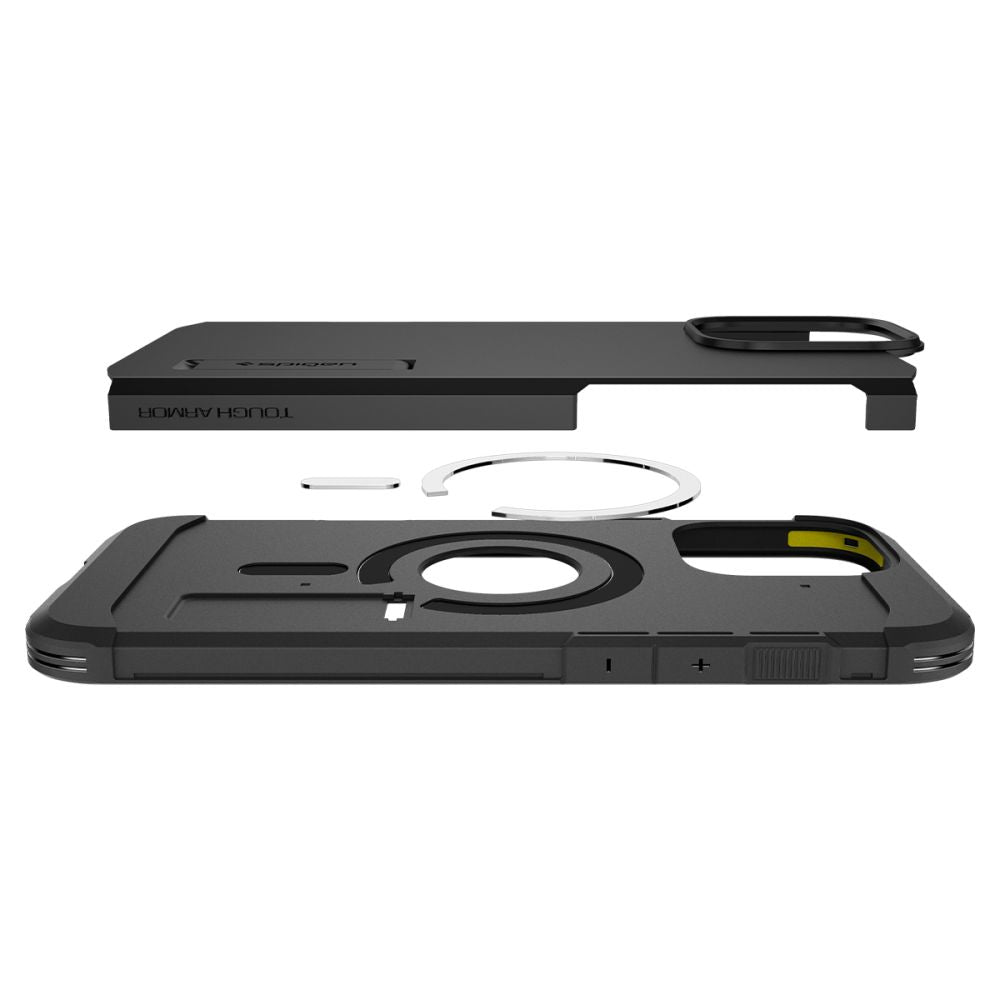 Futrola MagSafe za Apple iPhone 16 Pro Max, Spigen, Tough Armor, Crna