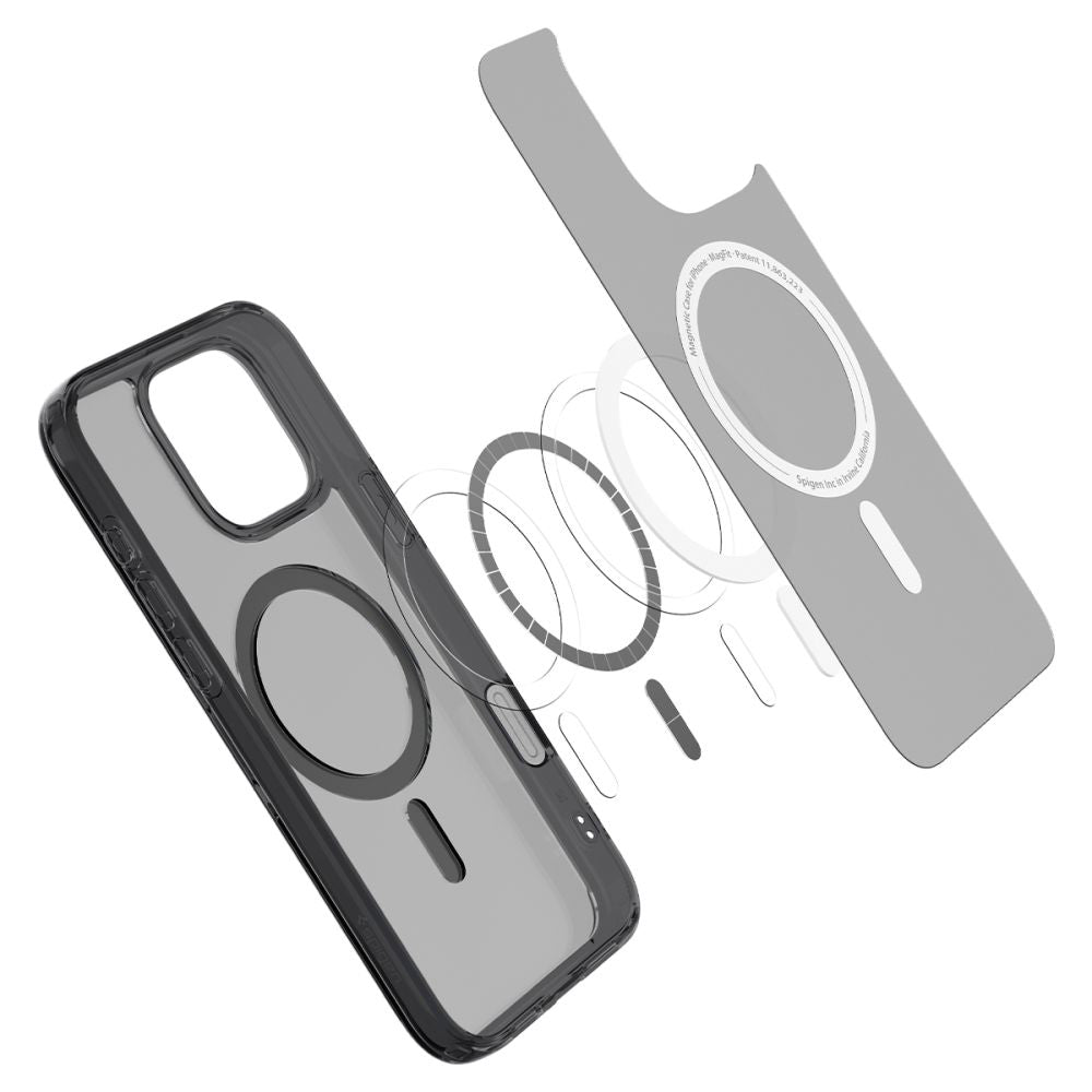 Futrola MagSafe za Apple iPhone 16 Pro Max, Spigen, Ultra Hybrid T, Crna Satinirana ACS08507
