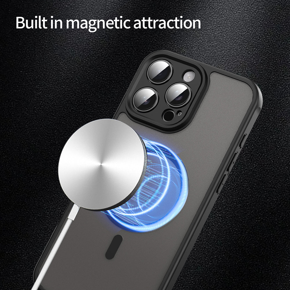 MagSafe futrola za Apple iPhone 16 Pro Max, Techsuit, HaloFrost II, Crna