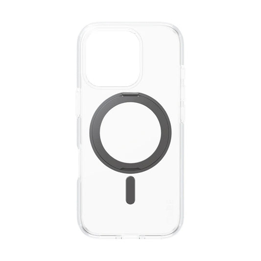 Futrola MagSafe za Apple iPhone 16 Pro, PanzerGlass, Care Feature Kickstand, Crna Prozirna