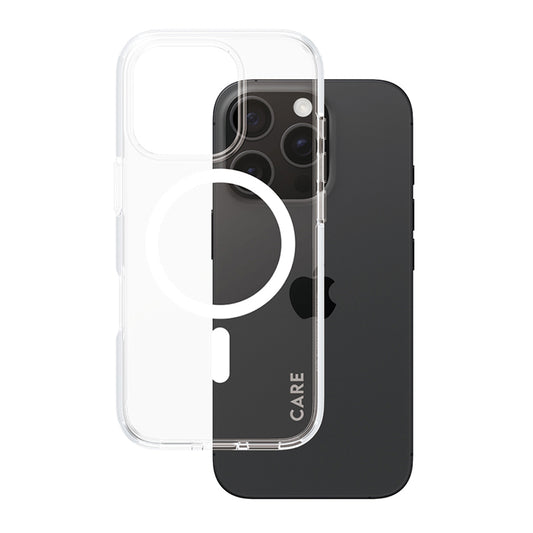 MagSafe futrola za Apple iPhone 16 Pro, PanzerGlass, Care Urban Combat, Bijela Prozirna