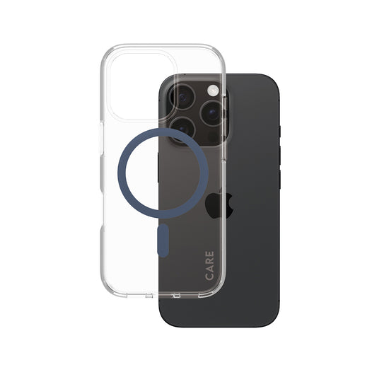 Futrola MagSafe za Apple iPhone 16 Pro, PanzerGlass, Care Urban Combat, Plava Transparentna