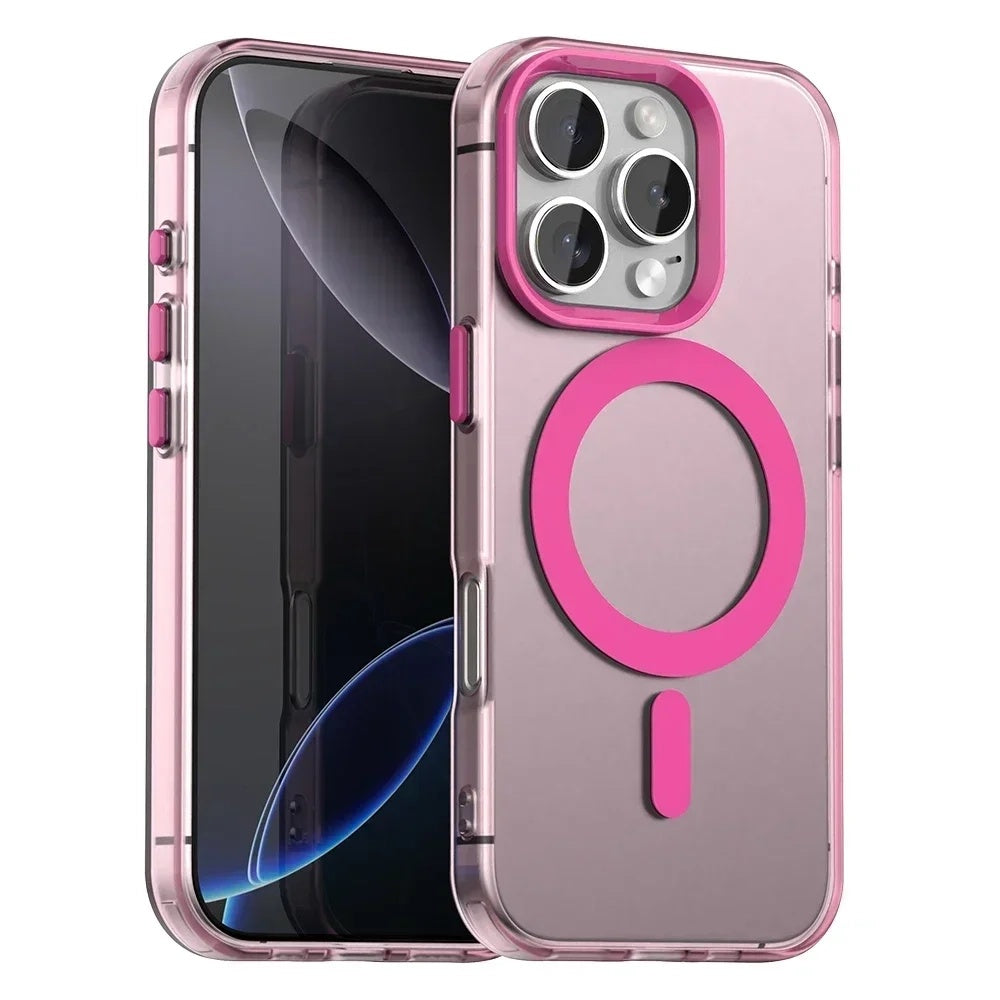 MagSafe futrola za Apple iPhone 16 Pro, Techsuit, CandyCase, Roza