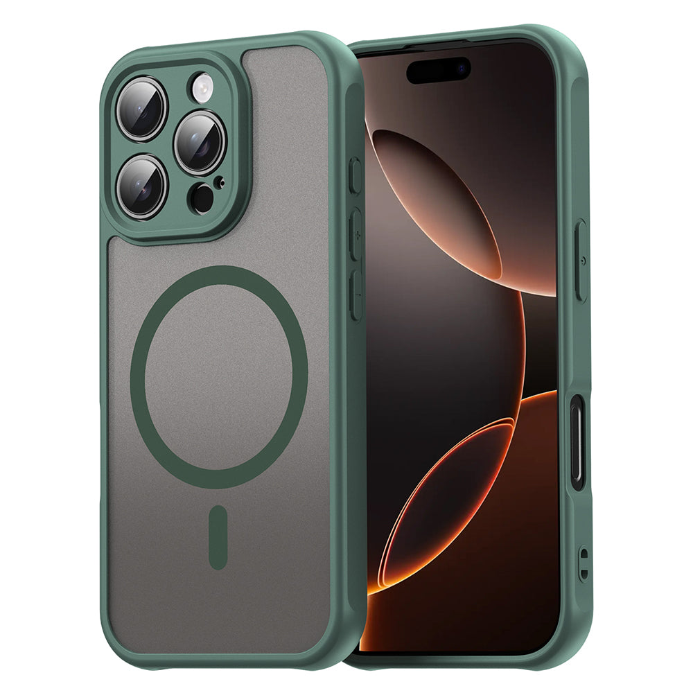 MagSafe futrola za Apple iPhone 16 Pro, Techsuit, HaloFrost II, Zelena