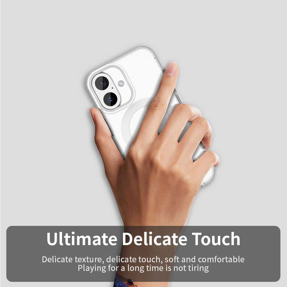MagSafe futrola za Apple iPhone 16, Techsuit, CandyCase, Bijela