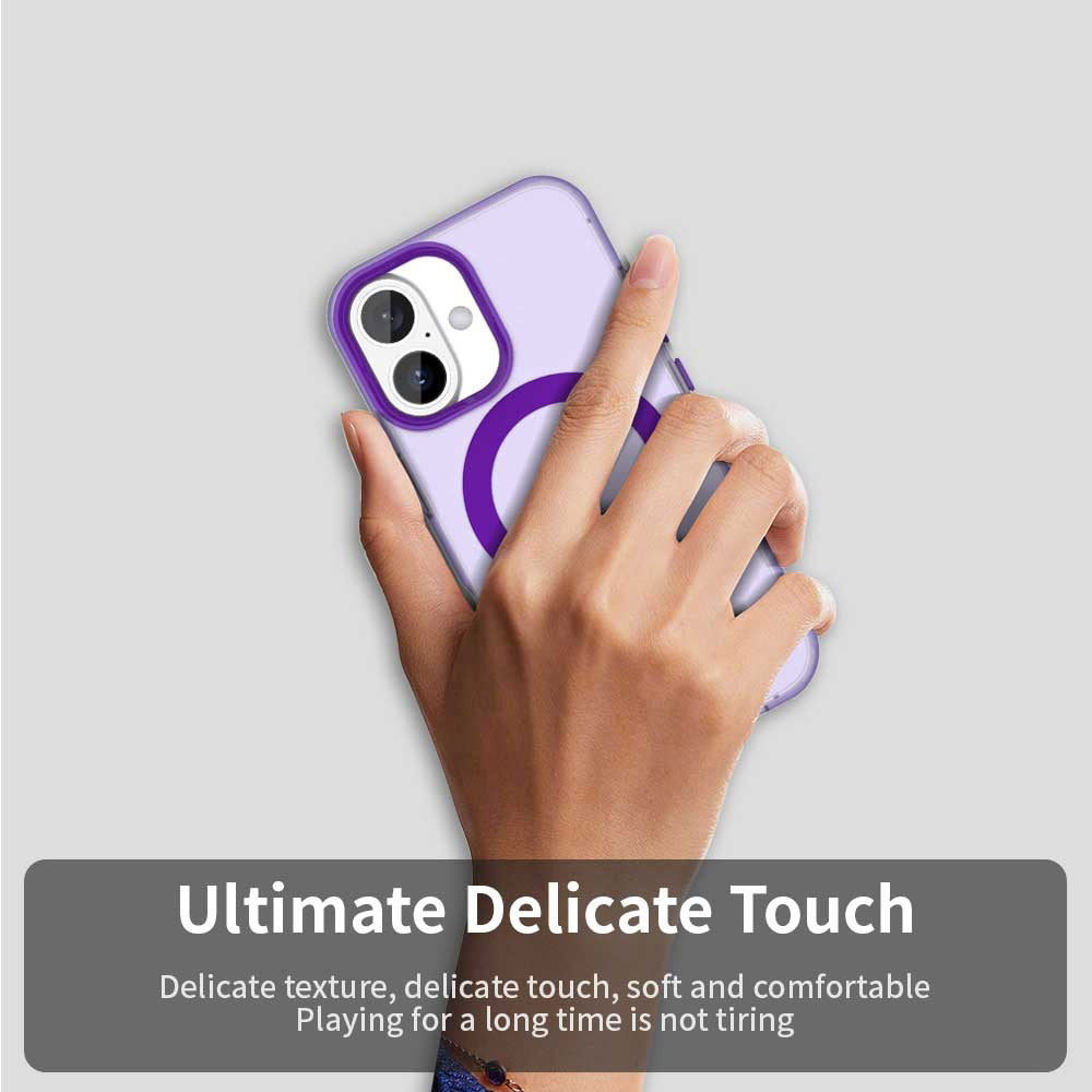 MagSafe futrola za Apple iPhone 16, Techsuit, CandyCase, Ljubičasta