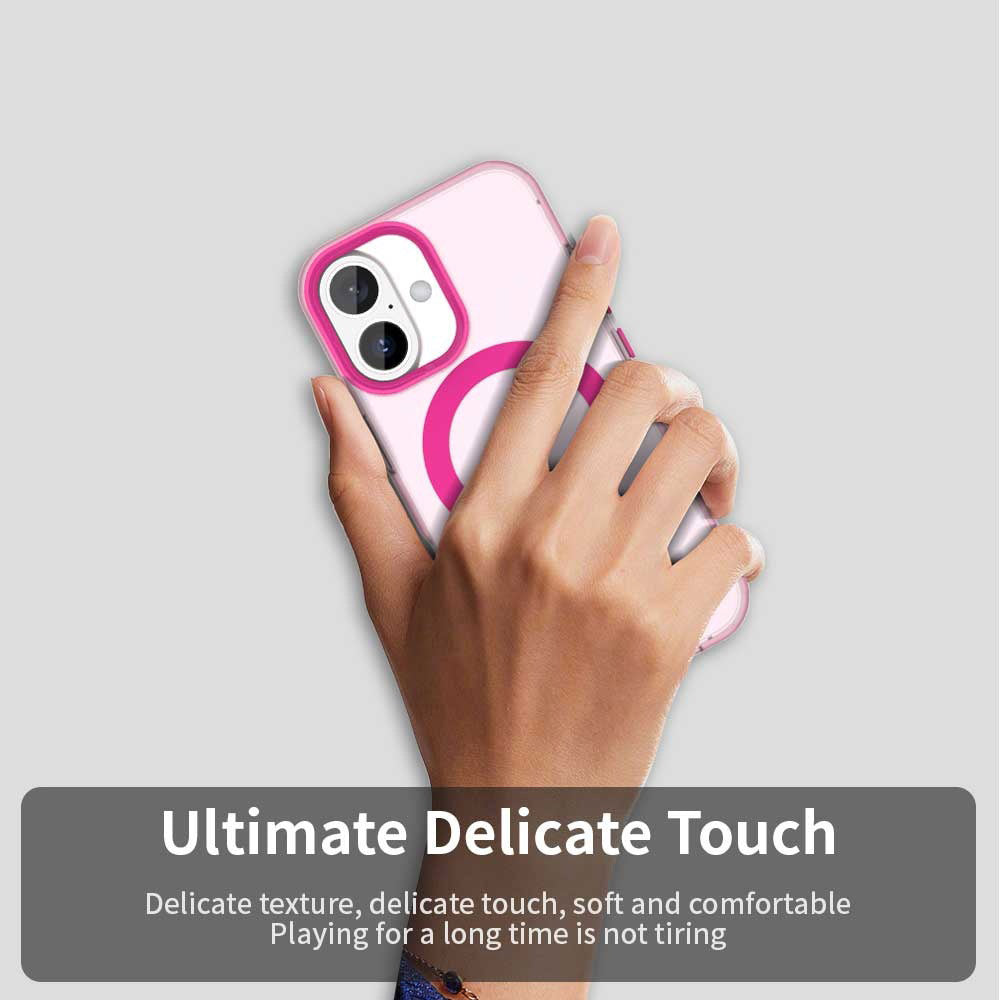 MagSafe futrola za Apple iPhone 16, Techsuit, CandyCase, Roza