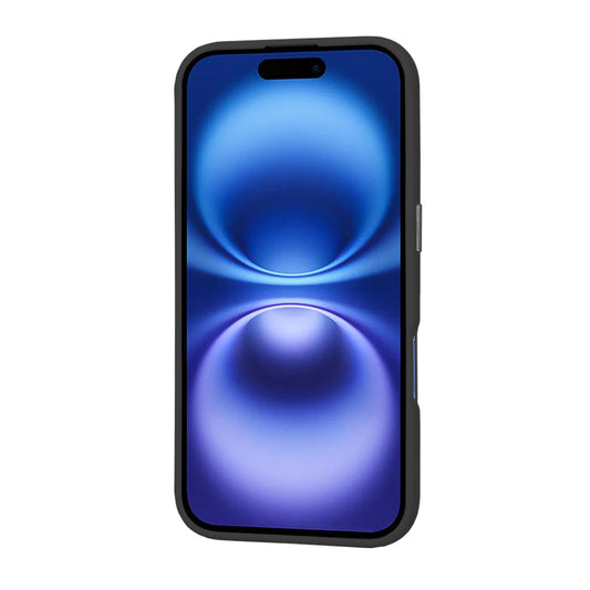 Husa MagSafe za Apple iPhone 16, Techsuit, HaloFrost, Crna