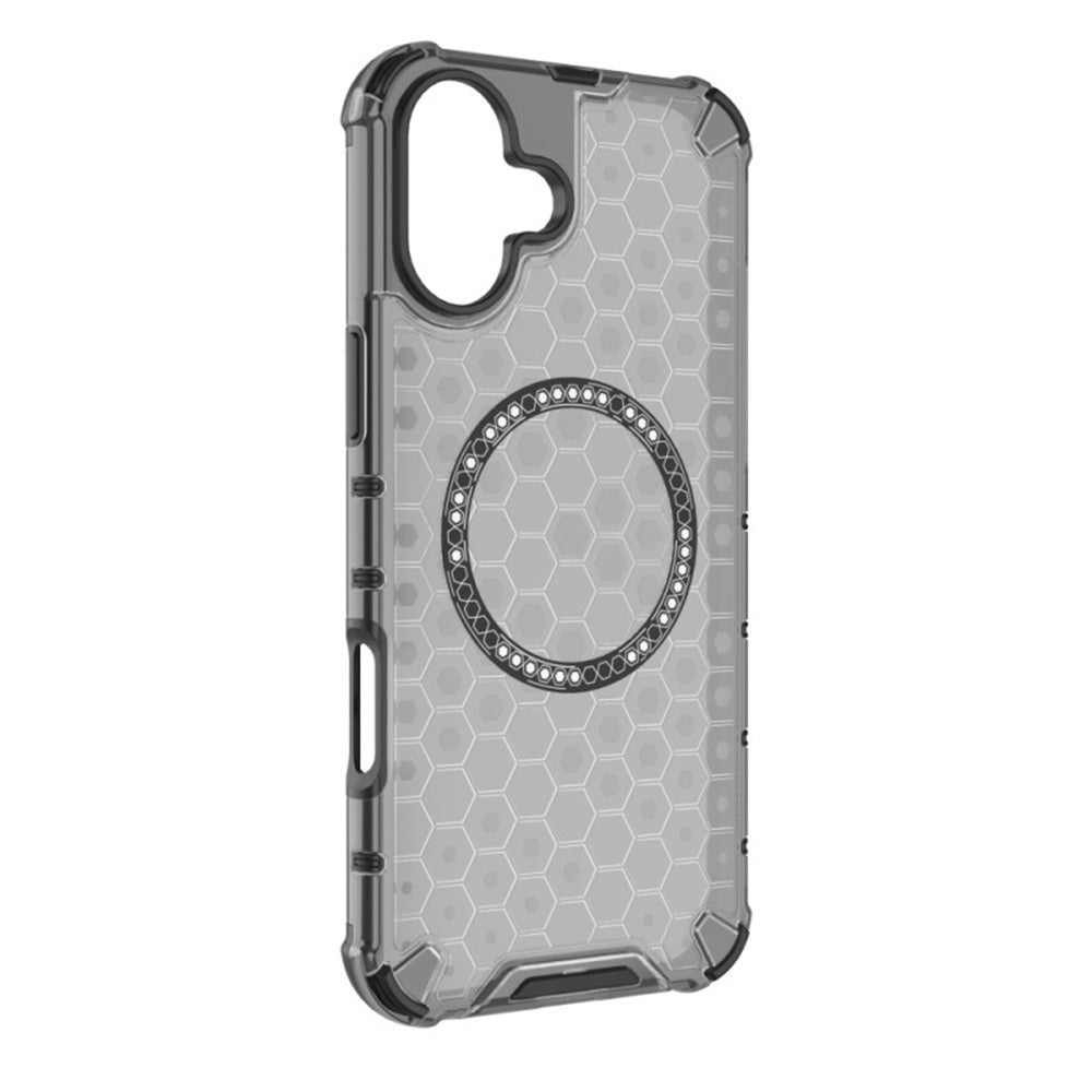 MagSafe maska za Apple iPhone 16, Techsuit, HoneyComb Shield, Bijela