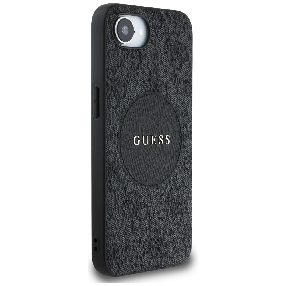 MagSafe futrola za Apple iPhone 17e / 16e, Guess, 4G Circle Classic Logo, smeđa