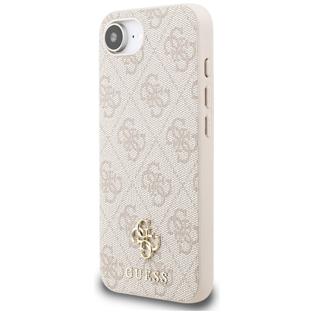 MagSafe futrola za Apple iPhone 17e / 16e, Guess, 4G Classic, Roza