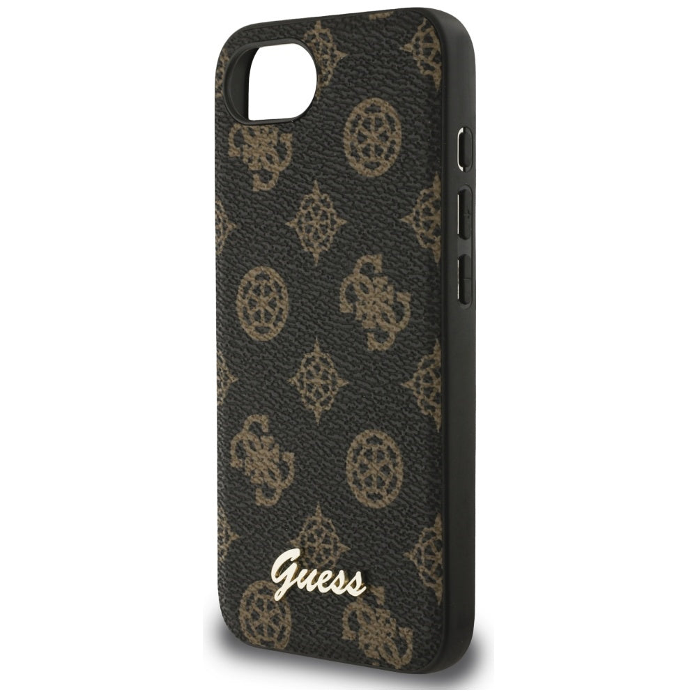 MagSafe futrola za Apple iPhone 17e / 16e, Guess, Peony Script, Crna