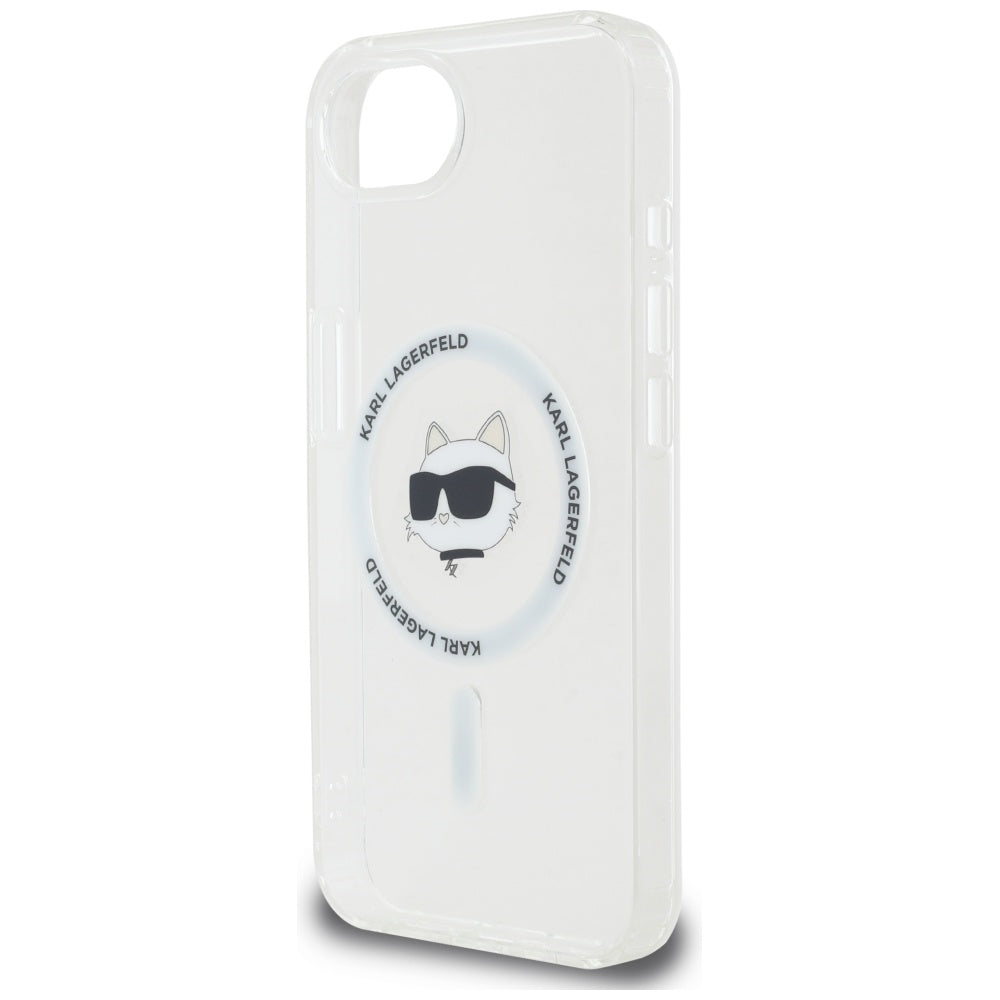 Futrola MagSafe za Apple iPhone 17e / 16e, Karl Lagerfeld, IML Choupette's Head, Bijela