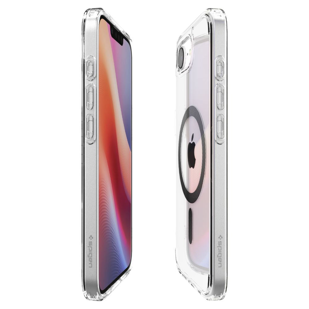 MagSafe futrola za Apple iPhone 17e / 16e, Spigen, Ultra Hybrid Carbon, Prozirna ACS09140