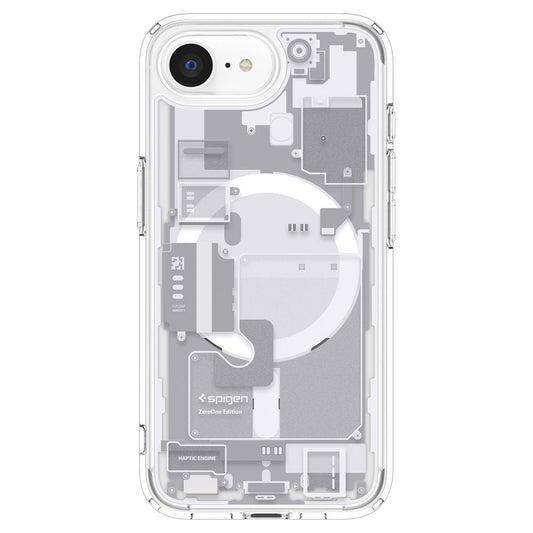 Futrola MagSafe za Apple iPhone 17e / 16e, Spigen, Ultra Hybrid Zero One, Bijela