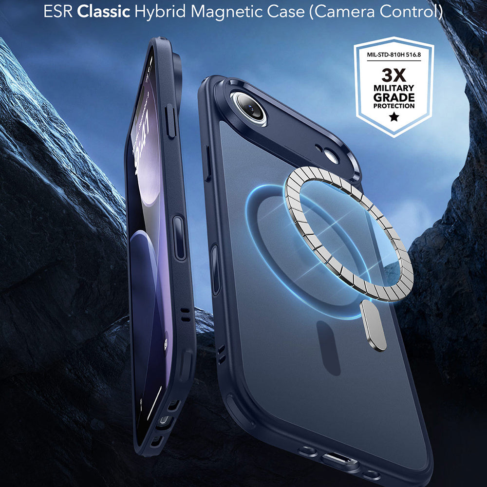 Futrola MagSafe za Apple iPhone 17 Air, ESR, Classic Hybrid, Satensko Plava