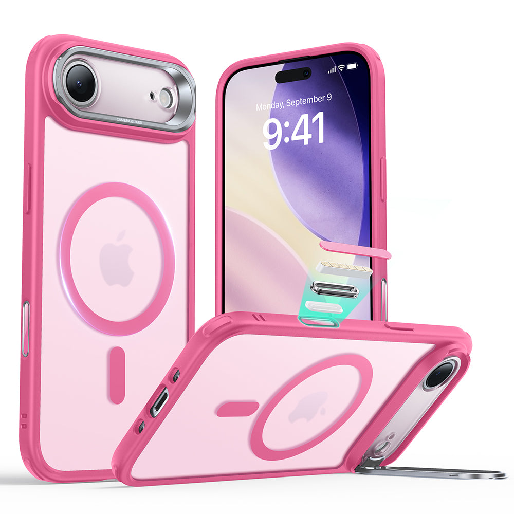 Futrola MagSafe za Apple iPhone 17 Air, ESR, Classic Hybrid Kickstand, Roza Satinirana