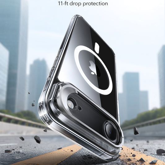 Futrola MagSafe za Apple iPhone 17 Air, ESR, Classic Hybrid Kickstand, Prozirna