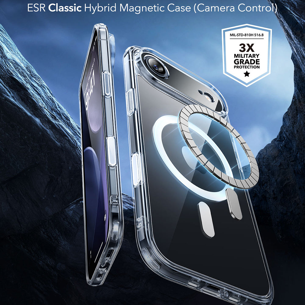 Futrola MagSafe za Apple iPhone 17 Air, ESR, Classic Hybrid, Prozirna
