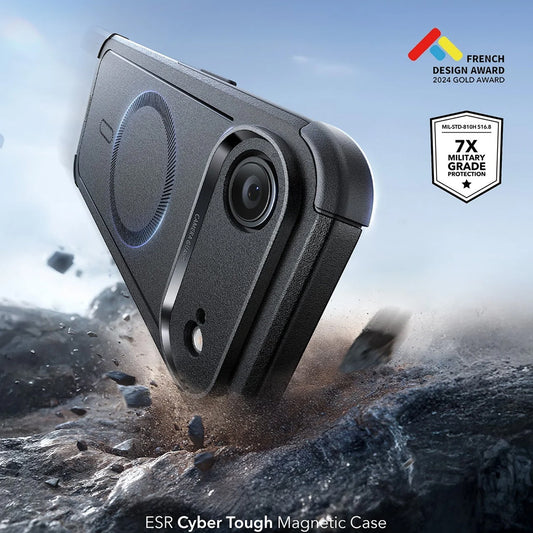 Futrola MagSafe za Apple iPhone 17 Air, ESR, Cyber, Crna