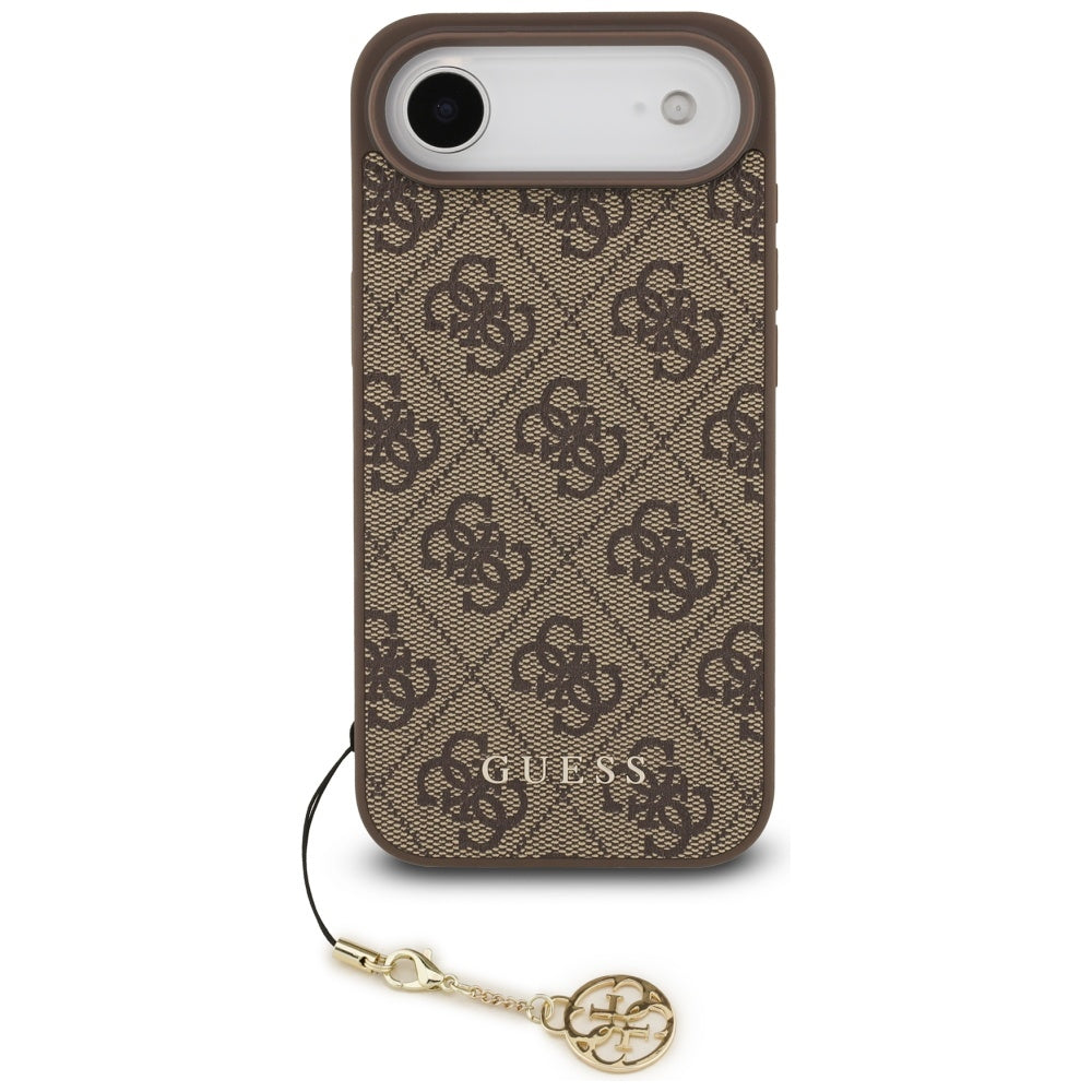 MagSafe futrola za Apple iPhone 17 Air, Guess, 4G Charm Cradle, smeđa