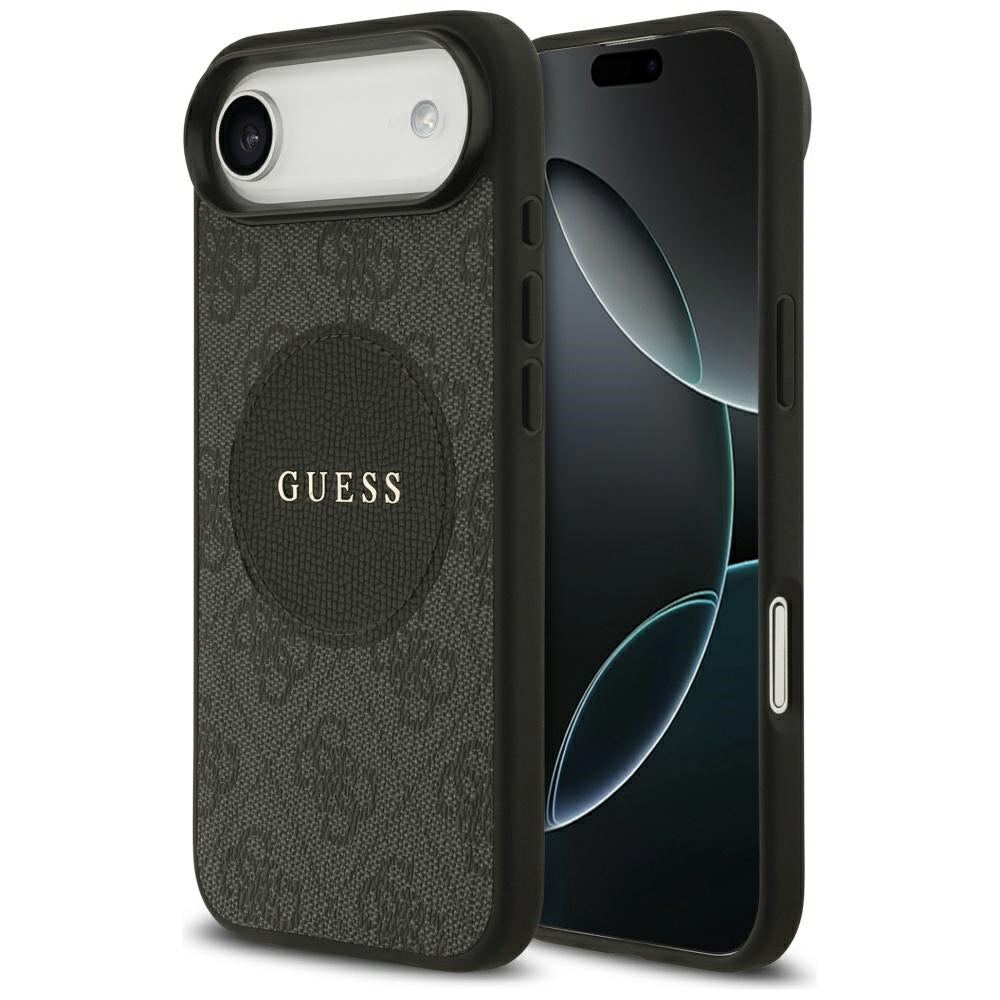 MagSafe futrola za Apple iPhone 17 Air, Guess, 4G Circle Classic Logo, Crna