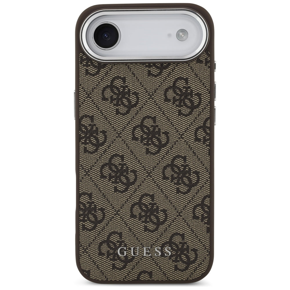 MagSafe futrola za Apple iPhone 17 Air, Guess, 4G Classic Logo, smeđa
