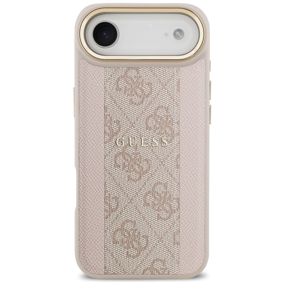 MagSafe futrola za Apple iPhone 17 Air, Guess, 4G Stripe, Roza