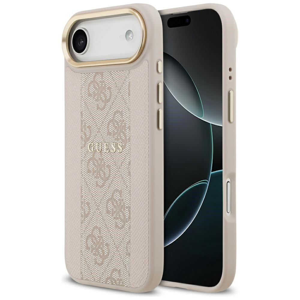 MagSafe futrola za Apple iPhone 17 Air, Guess, 4G Stripe, Roza