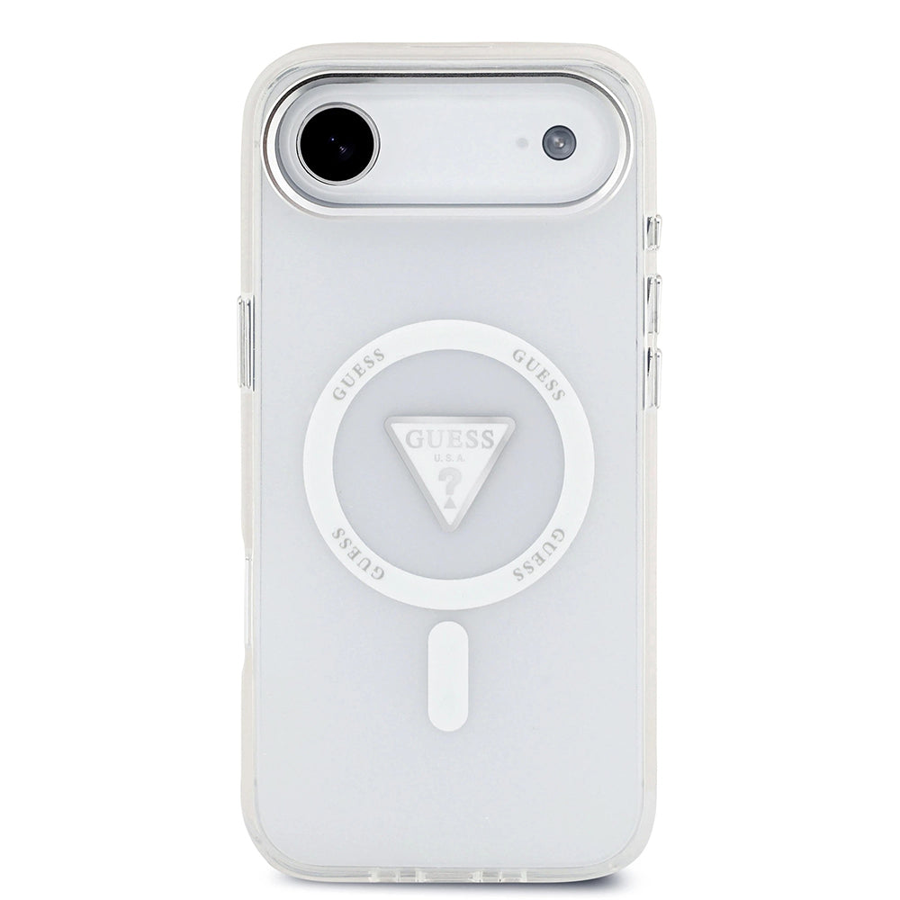 MagSafe futrola za Apple iPhone 17 Air, Guess, IML Gradient Triangle Logo, Prozirna
