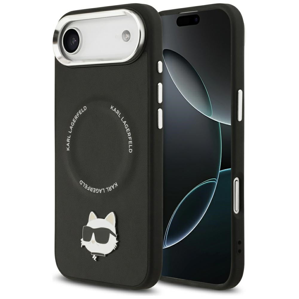 Futrola MagSafe za Apple iPhone 17 Air, Karl Lagerfeld, Choupette Pin, Crna