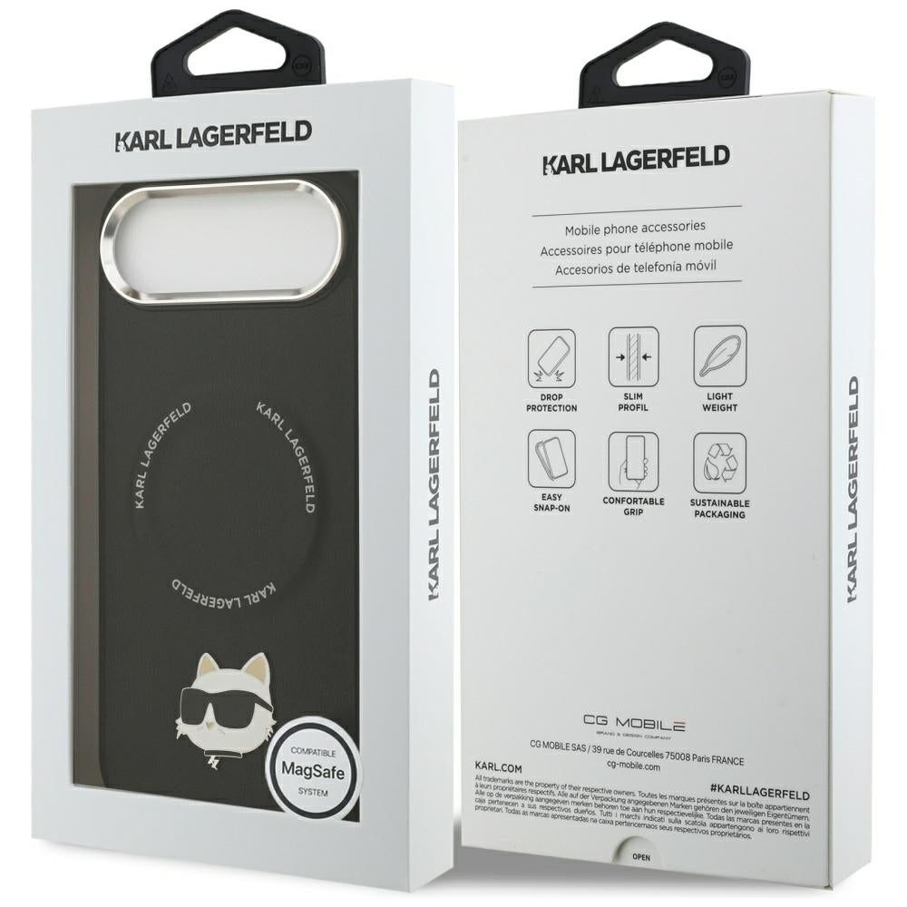 Futrola MagSafe za Apple iPhone 17 Air, Karl Lagerfeld, Choupette Pin, Crna