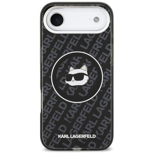 Futrola MagSafe za Apple iPhone 17 Air, Karl Lagerfeld, IML Choupette`s Head, Crna