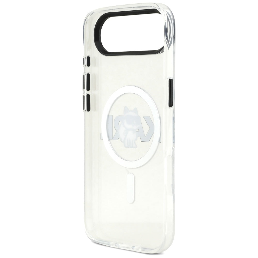 Futrola MagSafe za Apple iPhone 17 Air, Karl Lagerfeld, IML Sketch Logo Choupette, Prozirna