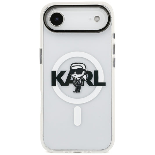 Futrola MagSafe za Apple iPhone 17 Air, Karl Lagerfeld, IML Sketch Logo Karl, Prozirna