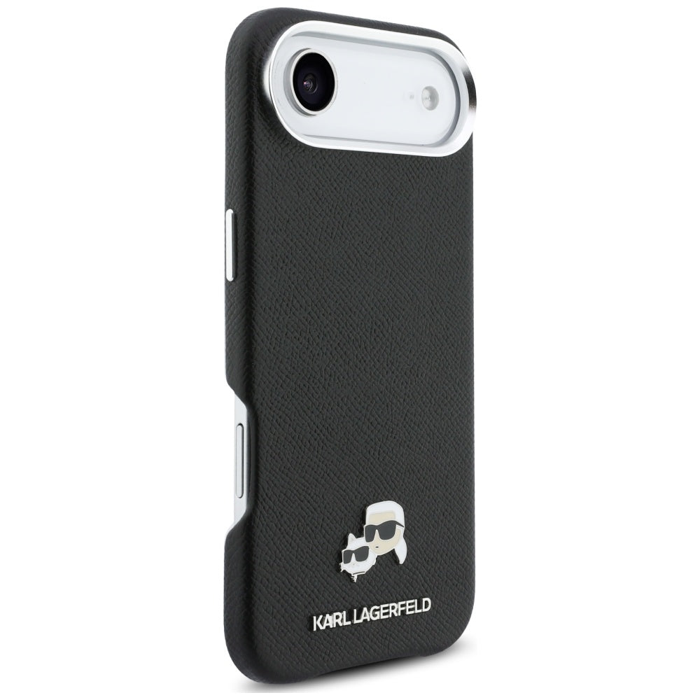 Futrola MagSafe za Apple iPhone 17 Air, Karl Lagerfeld, Karl & Choupette Head's Pin, Crna