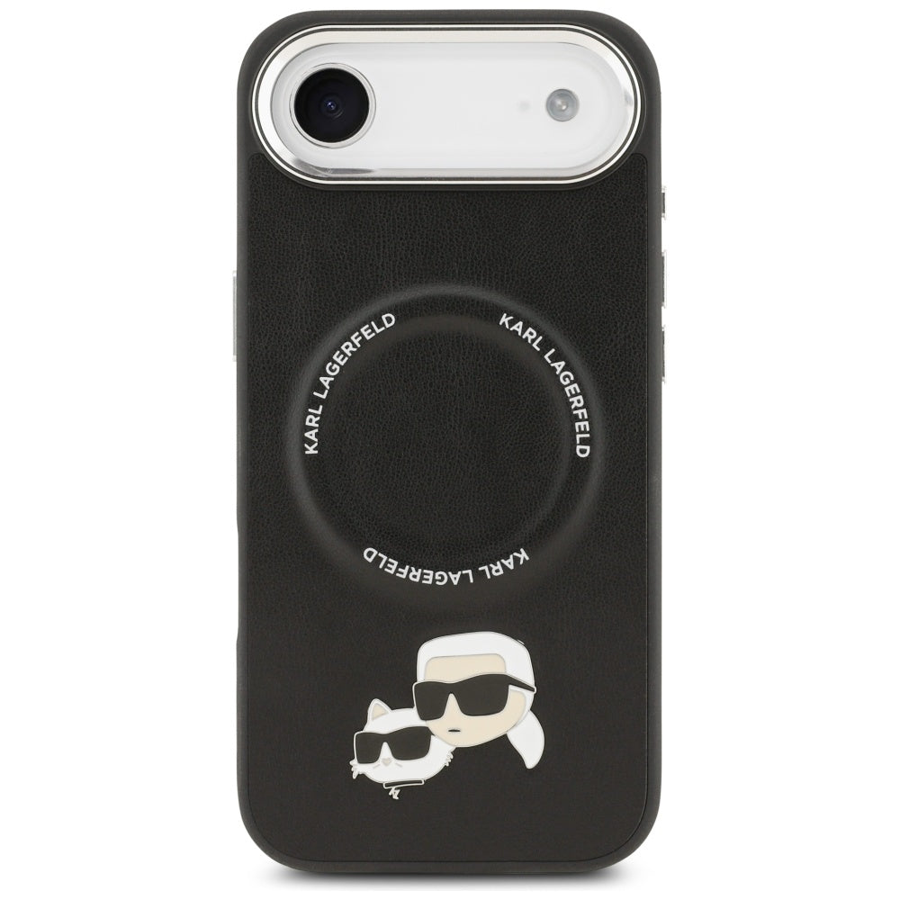 MagSafe futrola za Apple iPhone 17 Air, Karl Lagerfeld, Karl & Choupette Pins, Crna